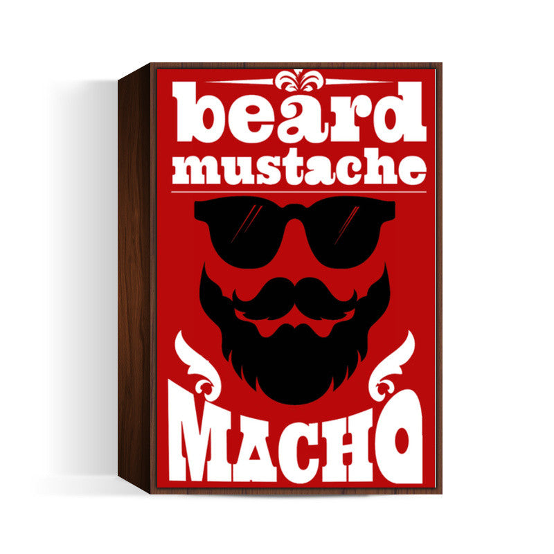 Beard + Mustachhe Wall Art