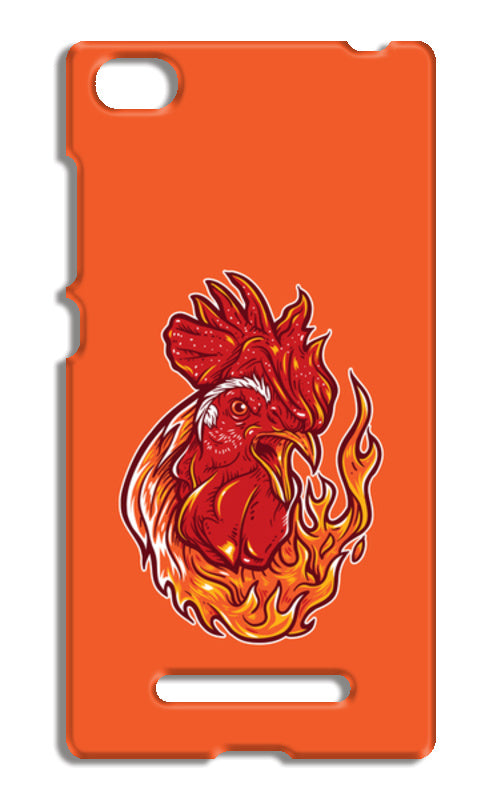 Rooster On Fire Xiaomi Mi 4i Cases