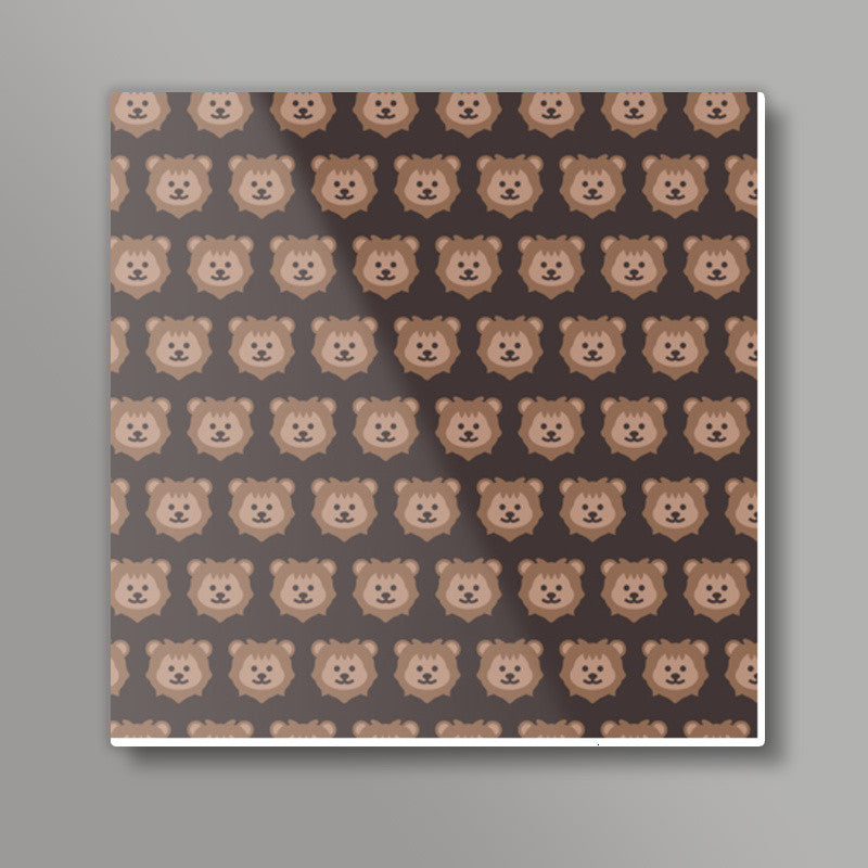 Lion Print - Leo Square Art Prints