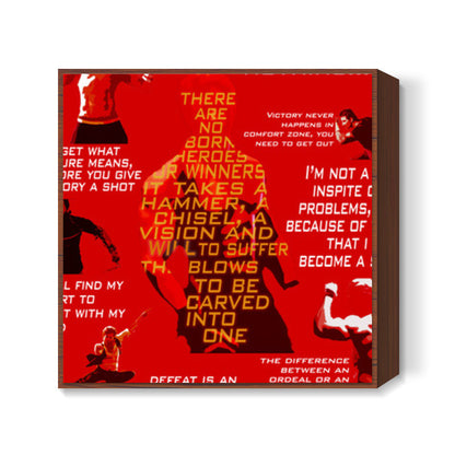 Inspiration - Quotes - Hrithik Roshan  Square Art Prints