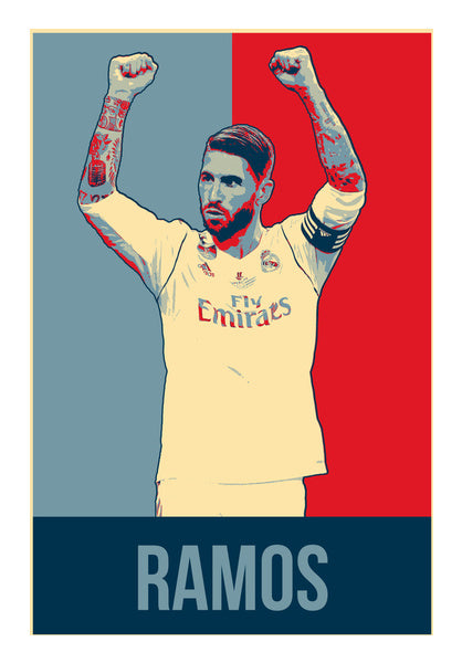 Spain Sergio Ramos Fifa 2018 | #Footballfan Wall Art