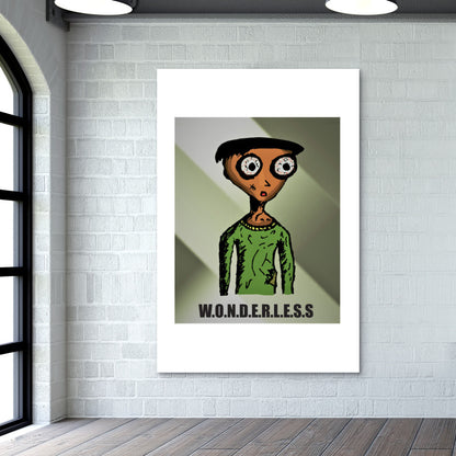 Wonderless (Text) Wall Art