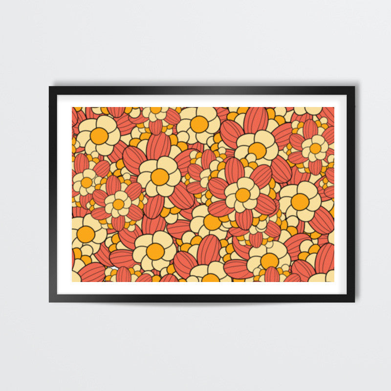Flowers Pattern Wall Art