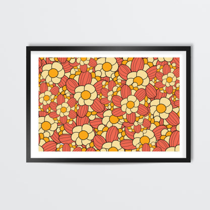 Flowers Pattern Wall Art
