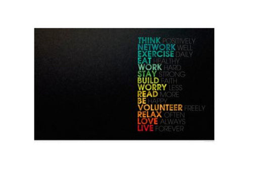 Daily Motivation Wall Art