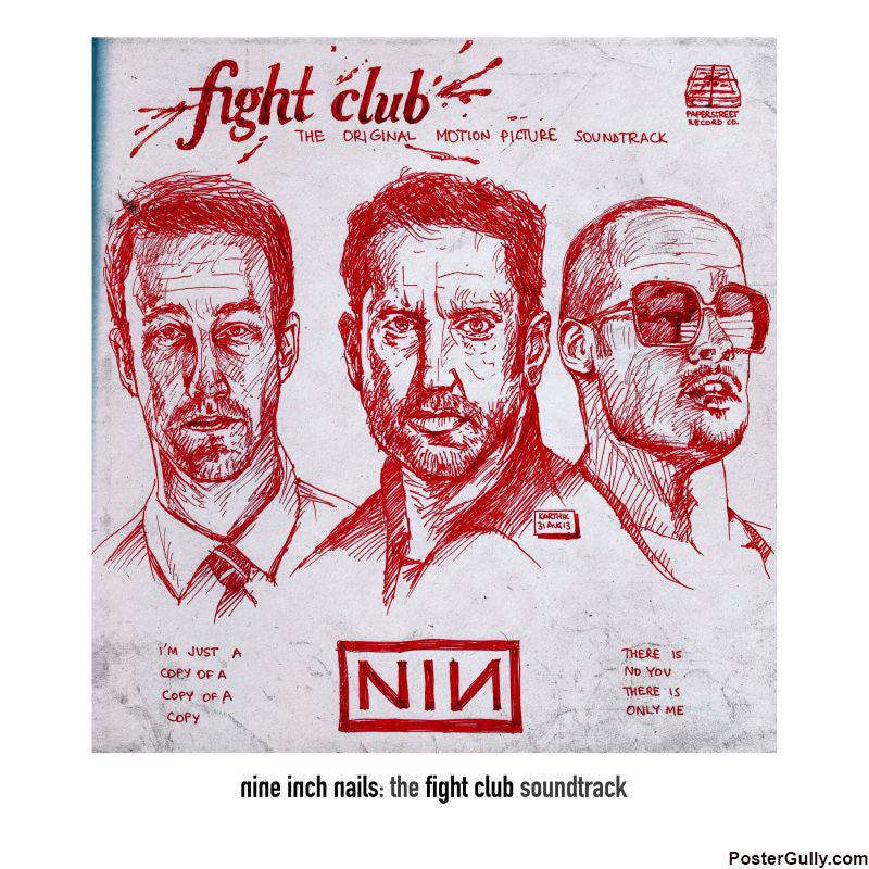 Square Art Prints, Nine Inch Nails Artwork