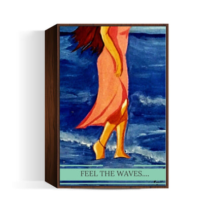 Feel the waves Wall Art