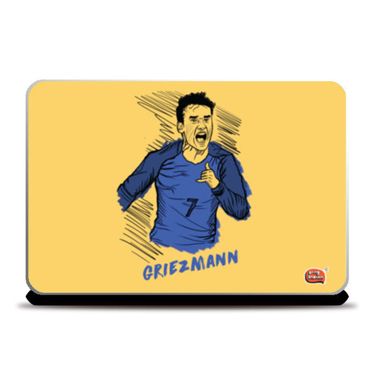 Grizzling Griezmann Laptop Skins