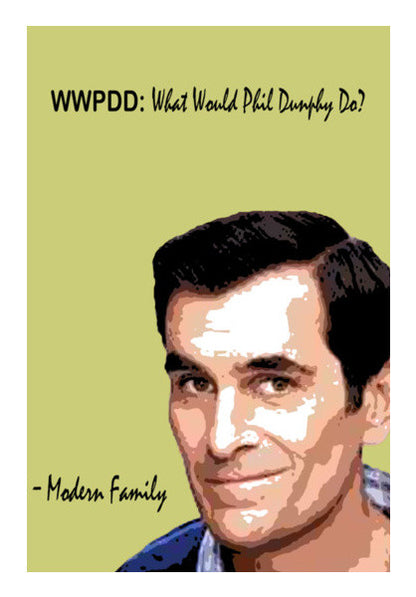 Wall Art, Phil Dunphy Modern Family TV Series Wall Art