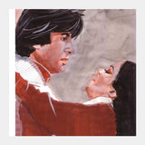 Amitabh Bachchan and Rekha shared great on-screen chemistry Square Art Prints