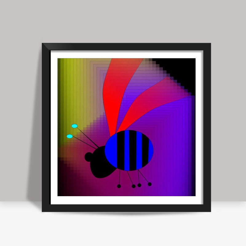 Beeee Square Art Prints