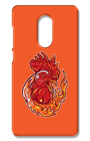 Rooster On Fire Xiaomi Redmi Note 4 Cases