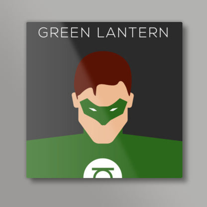 Green Lantern Square Art Prints