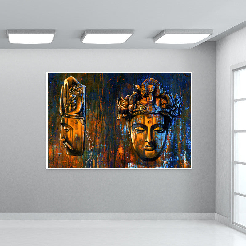 Bodhisattva Mask Wall Art