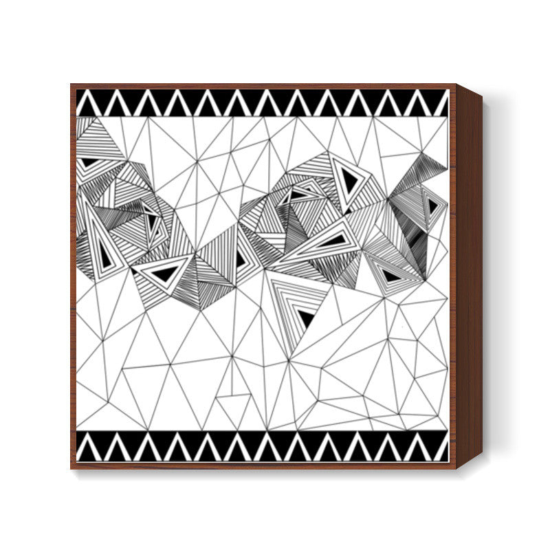 DOODLE ALL THE WAY! Square Art Prints