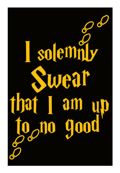 Harry Potter | I Solemnly Swear that i am up to no good Wall Art