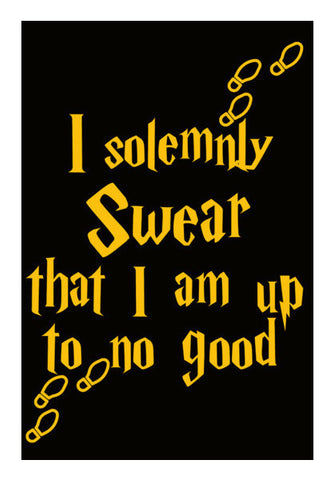 Harry Potter  I Solemnly Swear That I Am Up To No Good Art PosterGully Specials