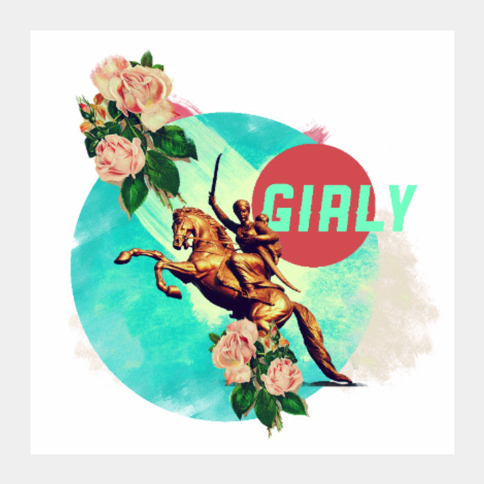 Square Art Prints, Girly Square Art | Deepikah R B, - PosterGully