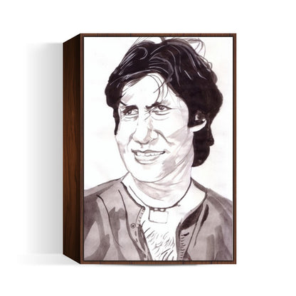 Bollywood superstar Amitabh Bachchan shows the audacity of the underdog in the movie Mard Wall Art