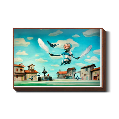 Flying like a bird Wall Art