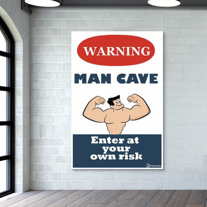 Warning 2 Wall Art