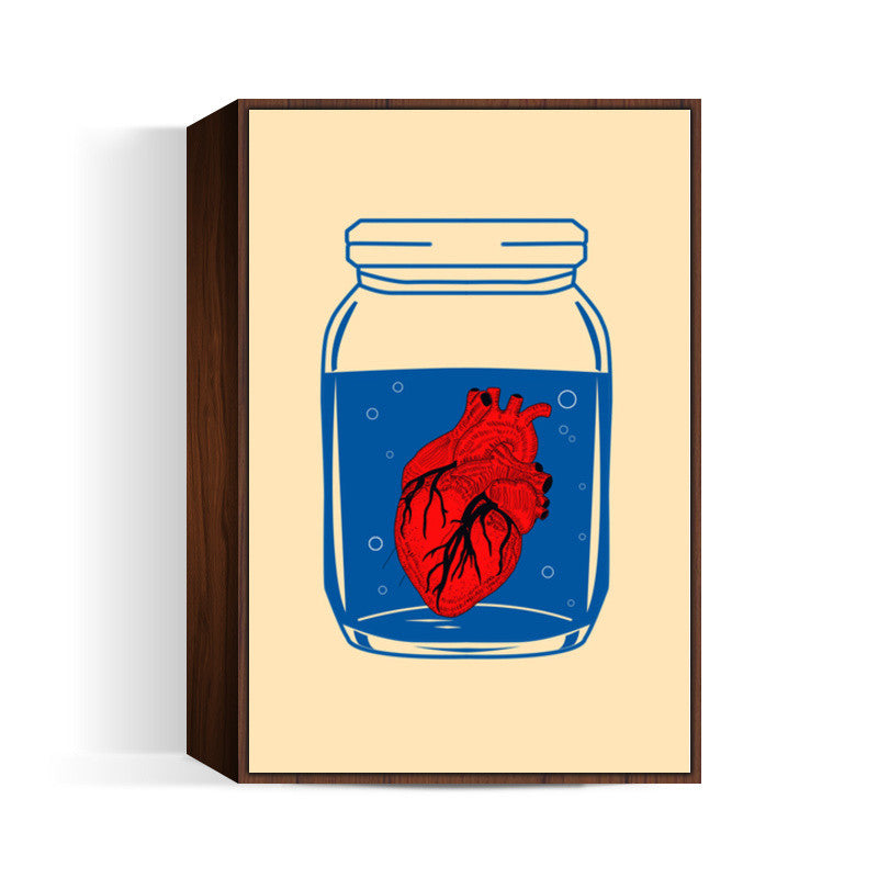 The Heart in the Glass Jar Wall Art