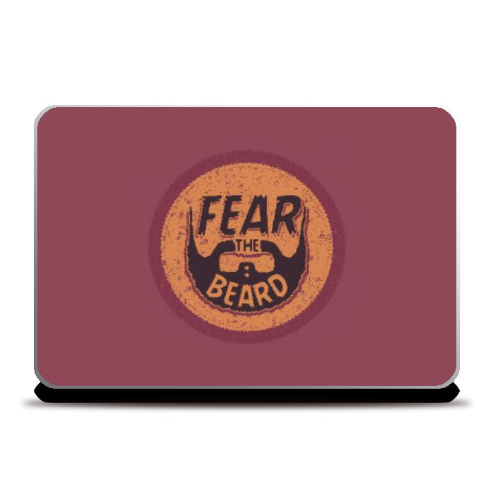 Laptop Skins, Buy Fear The Beard Printed Designer Laptop Skin Online | ChooseyArt, - PosterGully