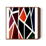 Shades | Abstract - Oil Painting Square Art Prints