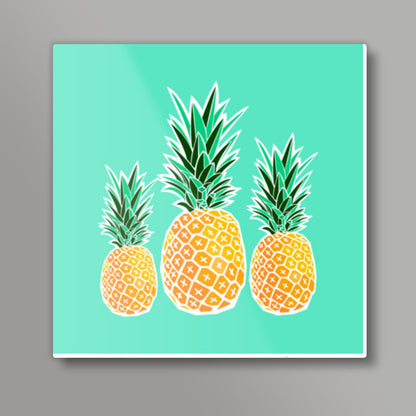 Pineapple Square Art Prints