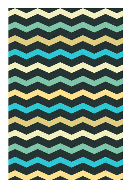 Chevron Style Pattern Art PosterGully Specials