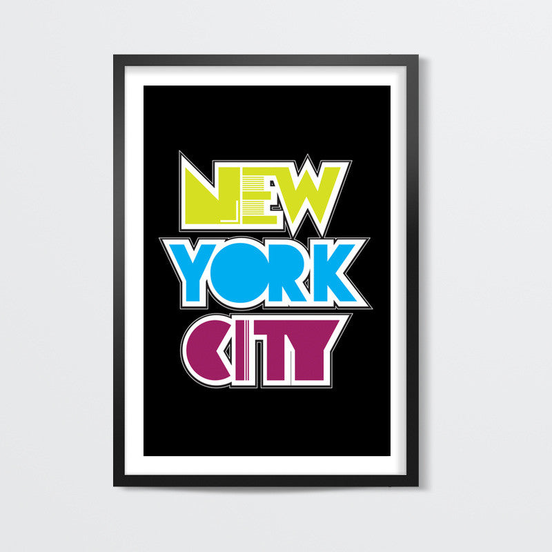New York City multi color Wall Art