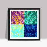 Color Stamps Square Art Prints
