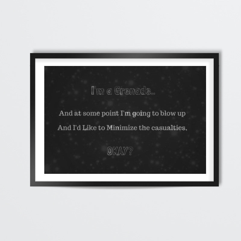 The Fault in our stars QUOTE Wall Art