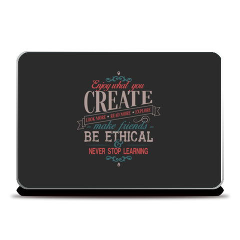 Never Stop Learning  Laptop Skins