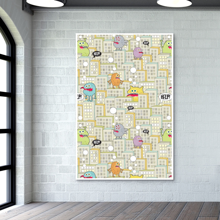 MONSTER ATTACK Wall Art