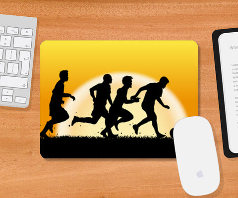 Sun Rising While Players Playing | #Footballfan Mousepad