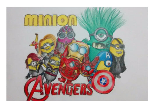 Wall Art, Minion Avengers, - PosterGully