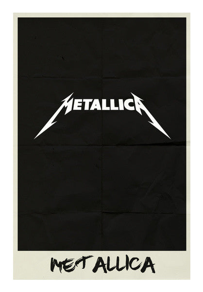 METALLICA MINIMAL ALBUM ART Wall Art