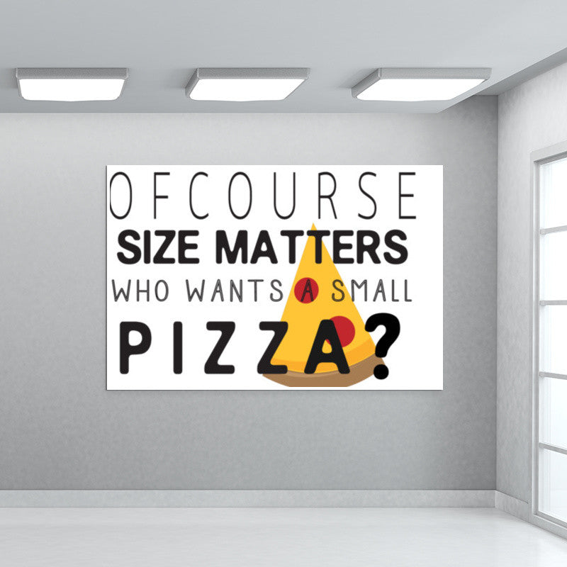 Size Matters Wall Art