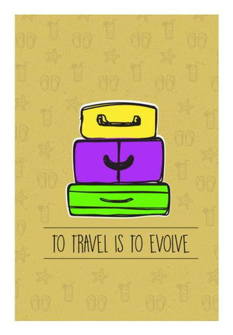 PosterGully Specials, To Travel Is to Evolve Wall Art