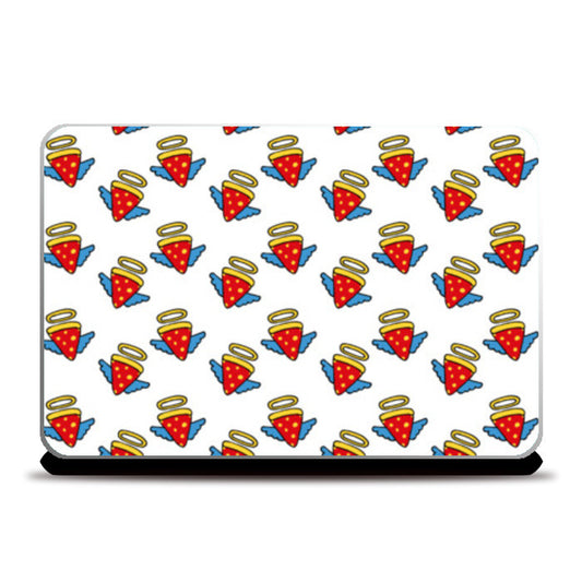 Laptop Skins, Pizza is My Angel Laptop Skins