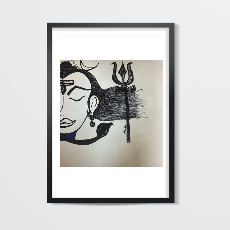 Shiv - Adiroop | Pen Sketch | Wall Art