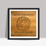 Game of Thrones | House Targaryen Square Art Prints