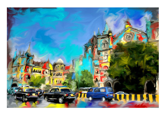Wall Art, Chhatrapati Shivaji Terminus  Wall Art