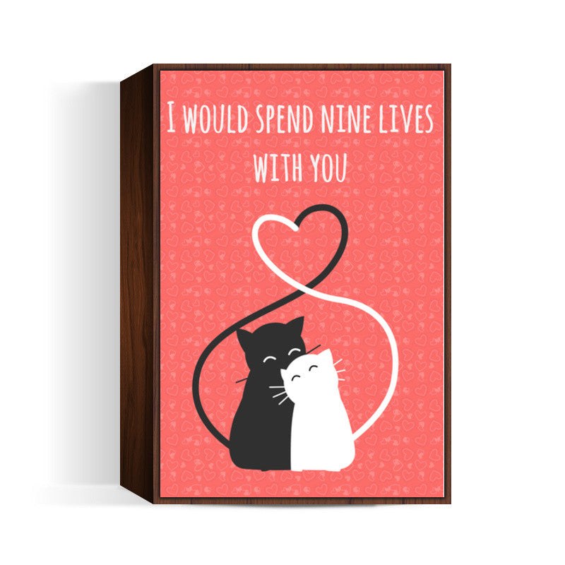 Valentines Cats Wall Art