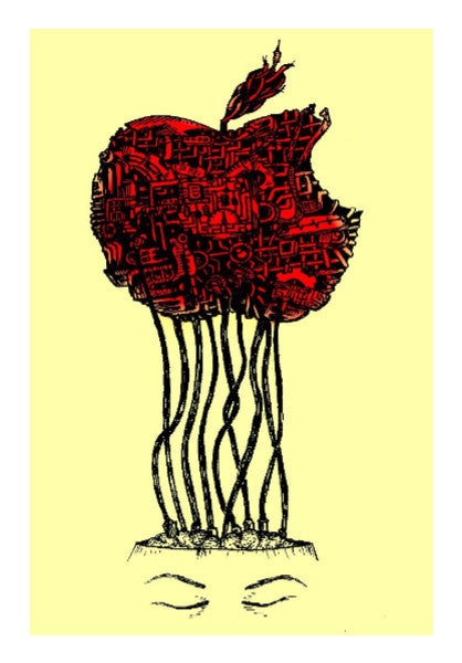 Wall Art, APPLE A DAY COLOR Wall Art | Nikhil Nitin Lokhande, - PosterGully