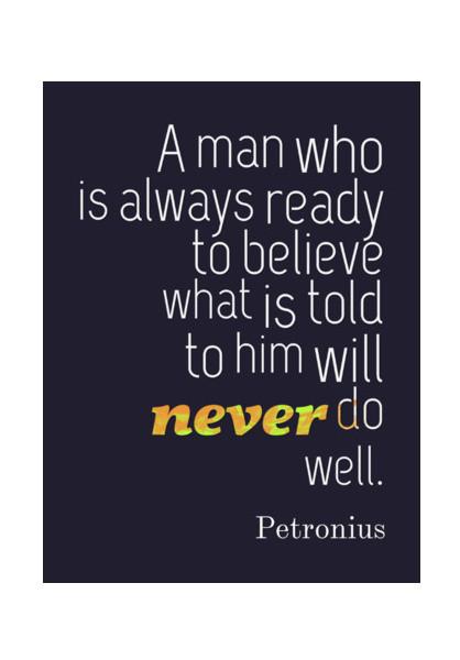 PosterGully Specials, Ready to Believe - Office Art Wall Art