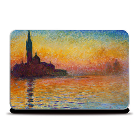 San Giorgio Maggiore at Dusk by Claude Monet Laptop Skins