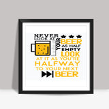 Beer Humour Quote Square Art Prints
