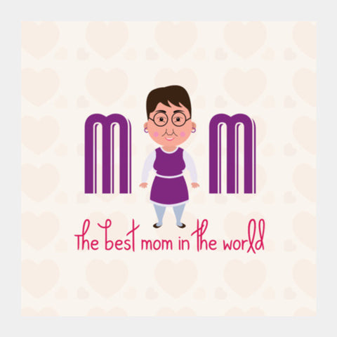 Cartoon Mother Square Art Prints PosterGully Specials